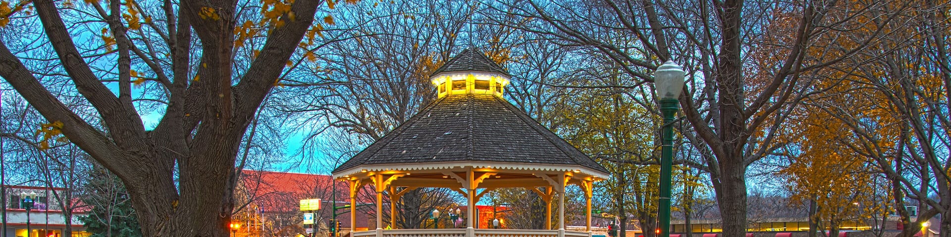 Gazebo at Dusk in Chaska