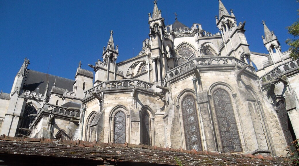 This isn't one of the best known cathedrals in France but it certainly deserves a visit. Fine gargoyles,wonderful stained glass and the place where the rules for the Knights Templar were drawn up.