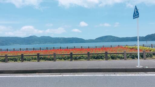 The story said that the lake has had the monster.
Taken at July 2rd, 2016.