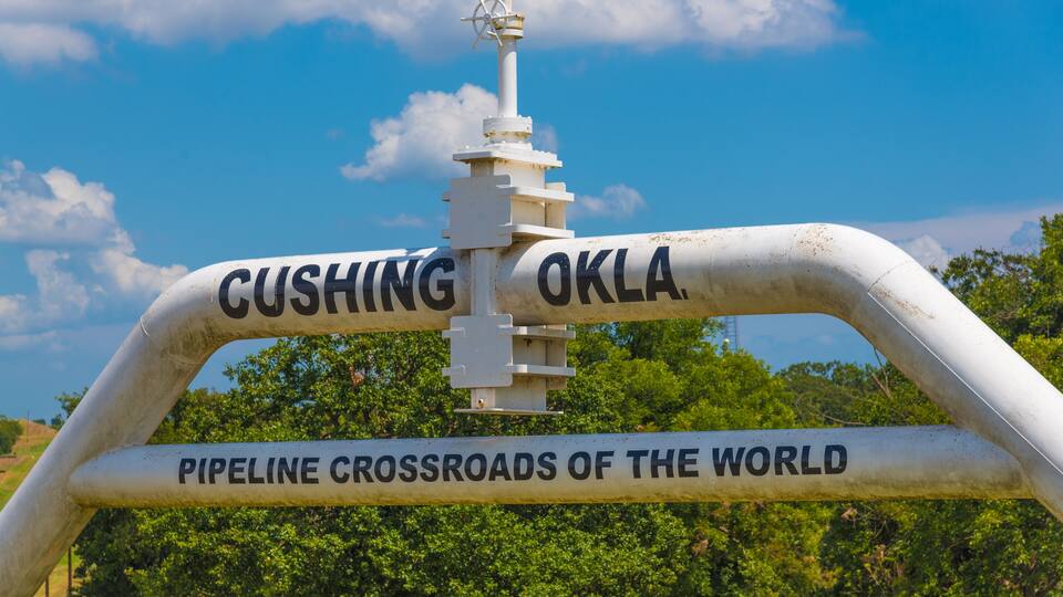 Cushing Oklahoma Oil Pipeline