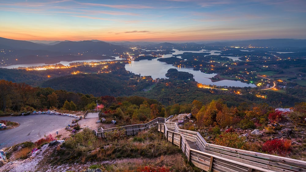 Hiawassee, Georgia, USA in Early Autumn