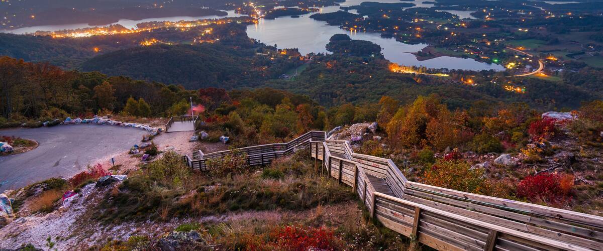 Hiawassee, Georgia, USA in Early Autumn