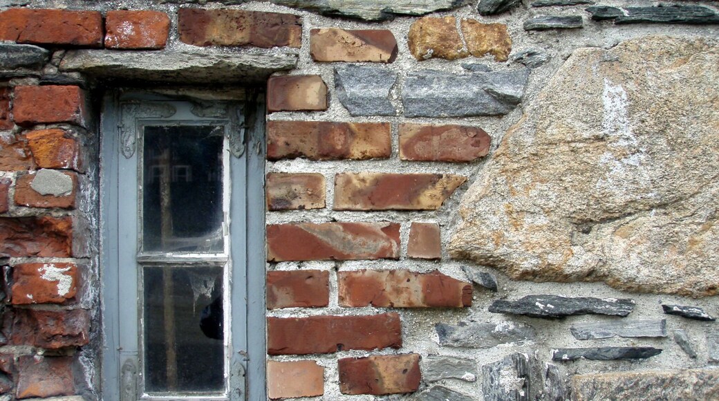 Mixed materials make interesting texture and color.