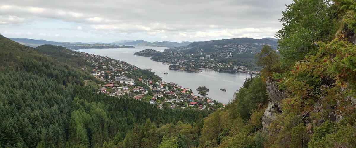 Hiking in Norway never disappoints with beautiful views.