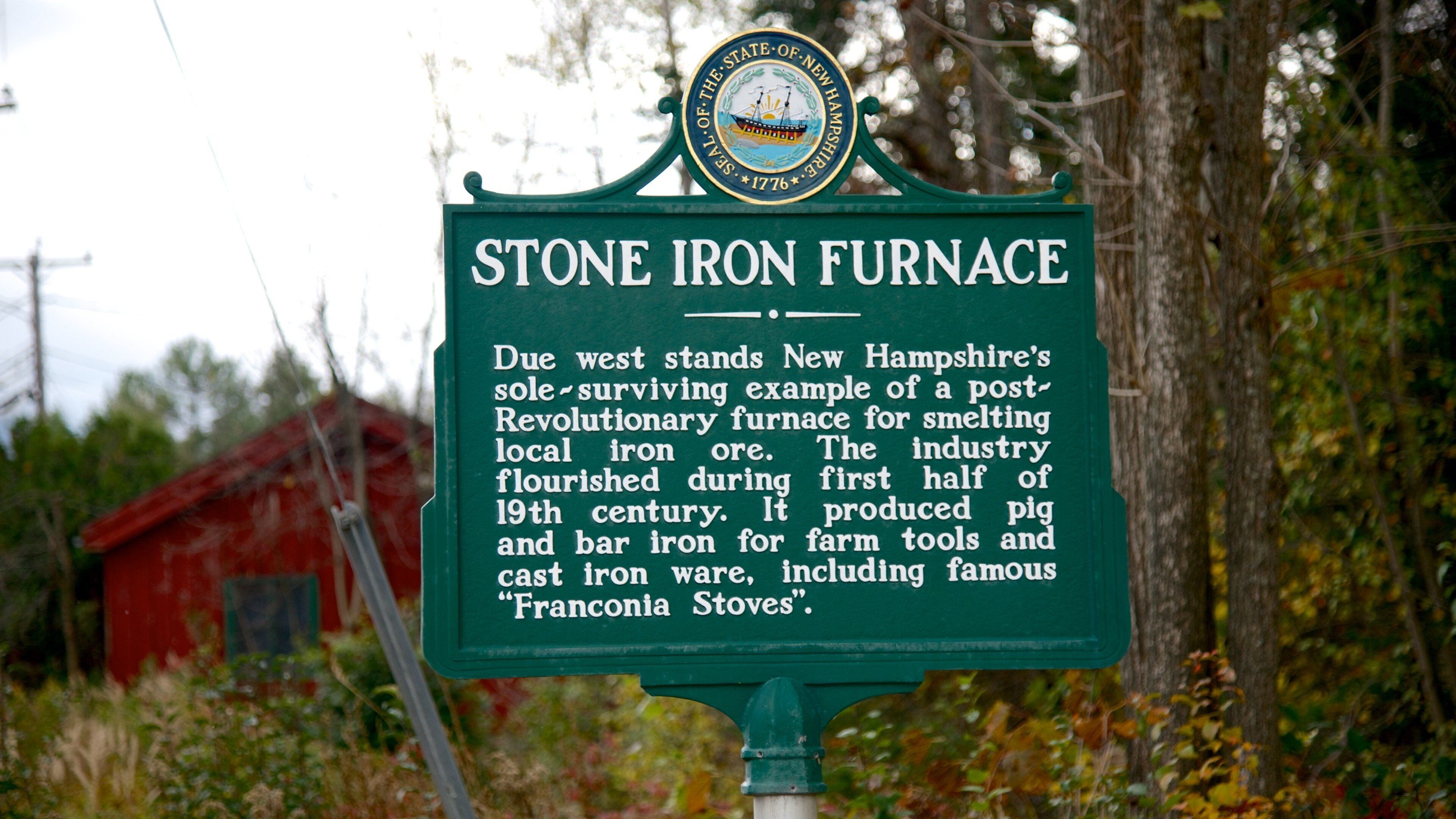 Franconia featuring signage