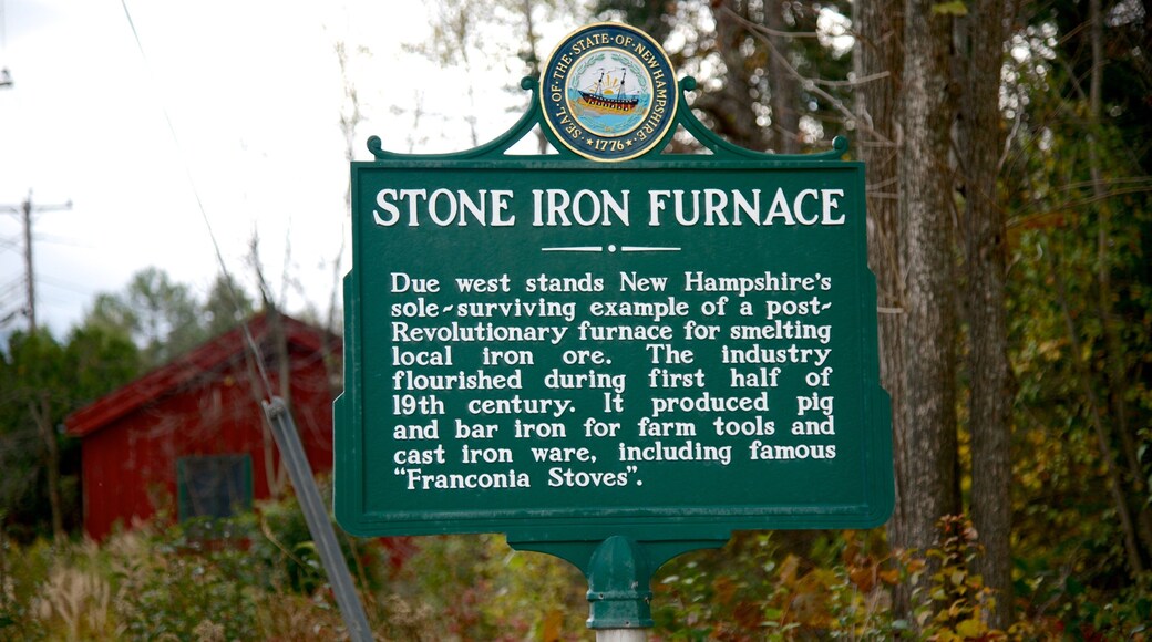 Franconia featuring signage