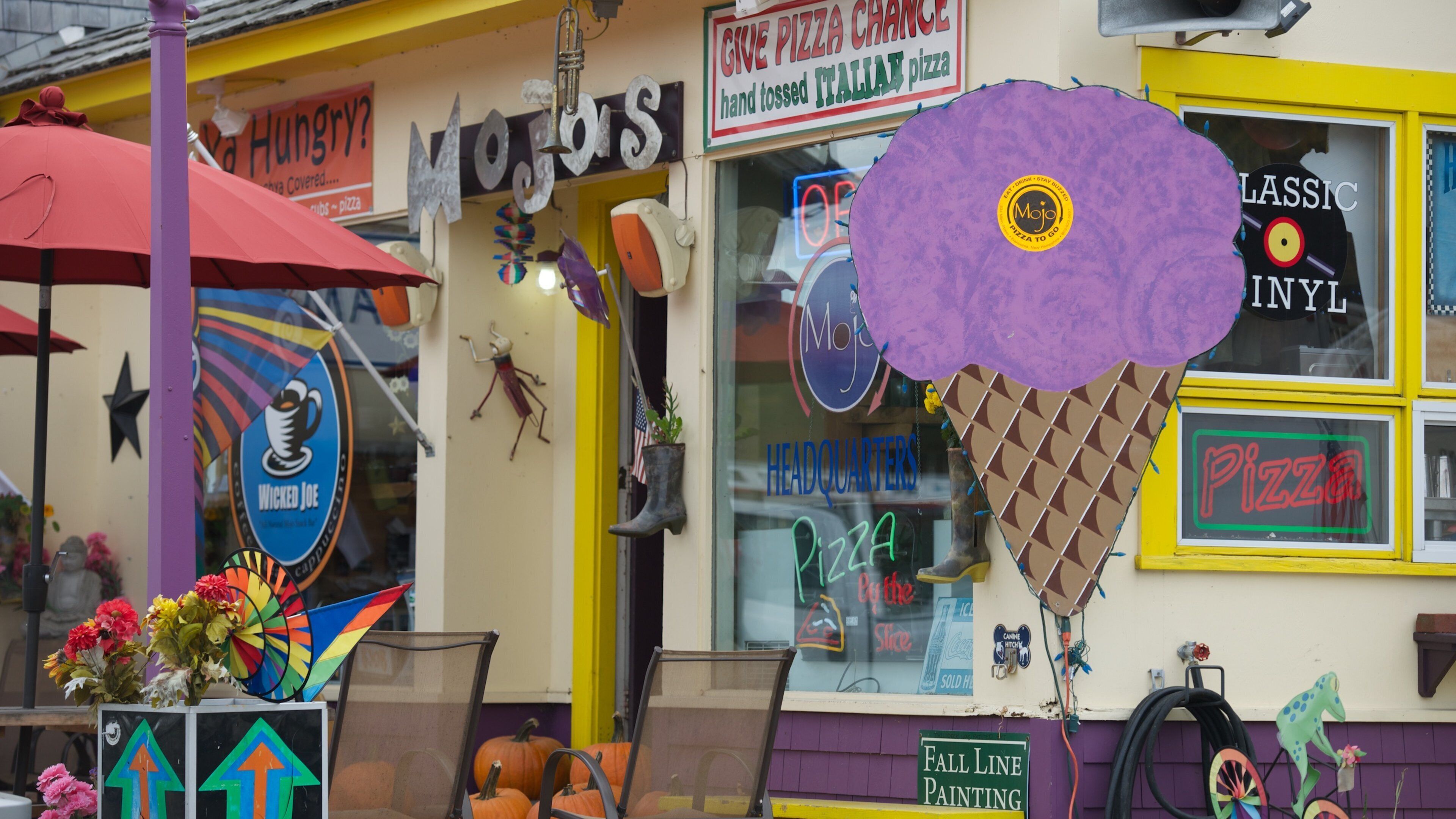 Franconia showing signage