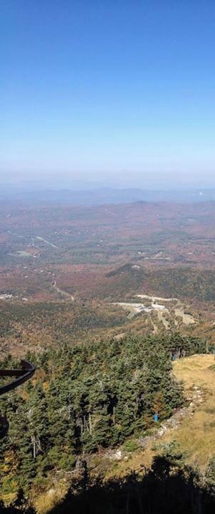 Cannon Mountain Tramway; Franconia, New Hampshire
Took the tramway up the 4000 ft Cannon Mountain and was treated with spectacular views.  Despite it being a gorgeous fall day, prime leaf-peeping season, the 80 person tram only took a couple minutes to travel up or down and for about $13 per adult, it is well worth it.  They do offer one way tickets for those willing to hike the other direction.  There is a snack bar at the top but it was very crowded.  The bar wasn't as crowded but only offers beer and drinks.
