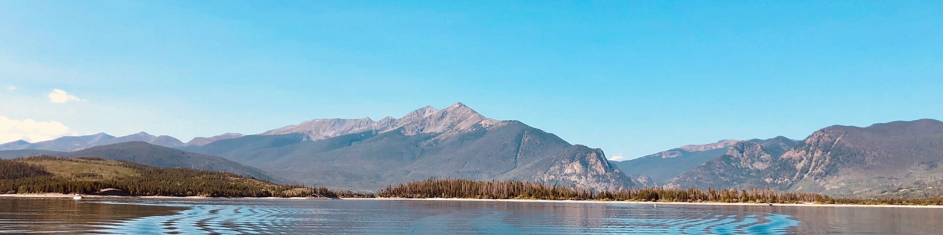 Went for a nice pontoon ride in Frisco, CO