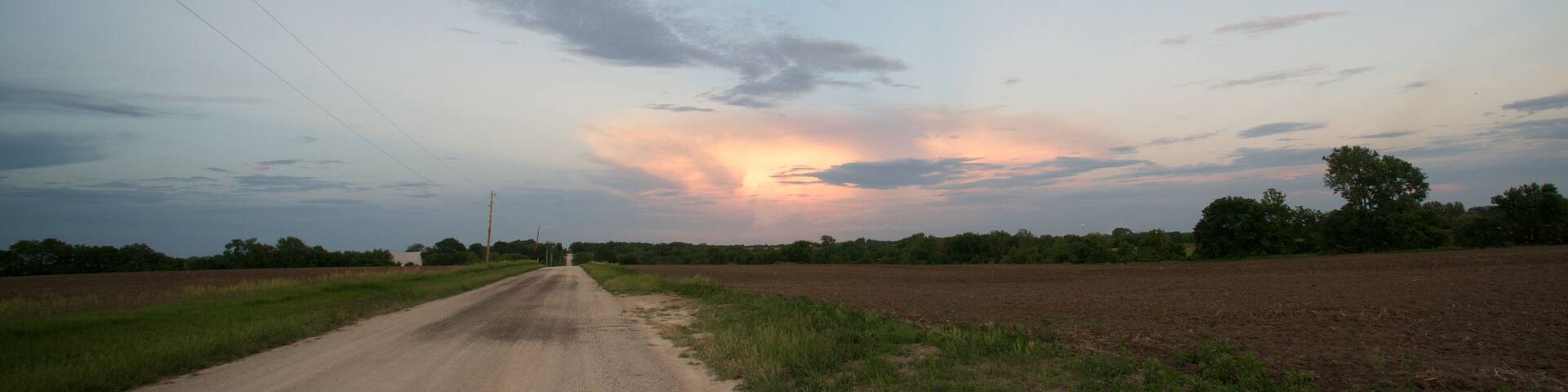 Sunsets over Osawatomie Kansas