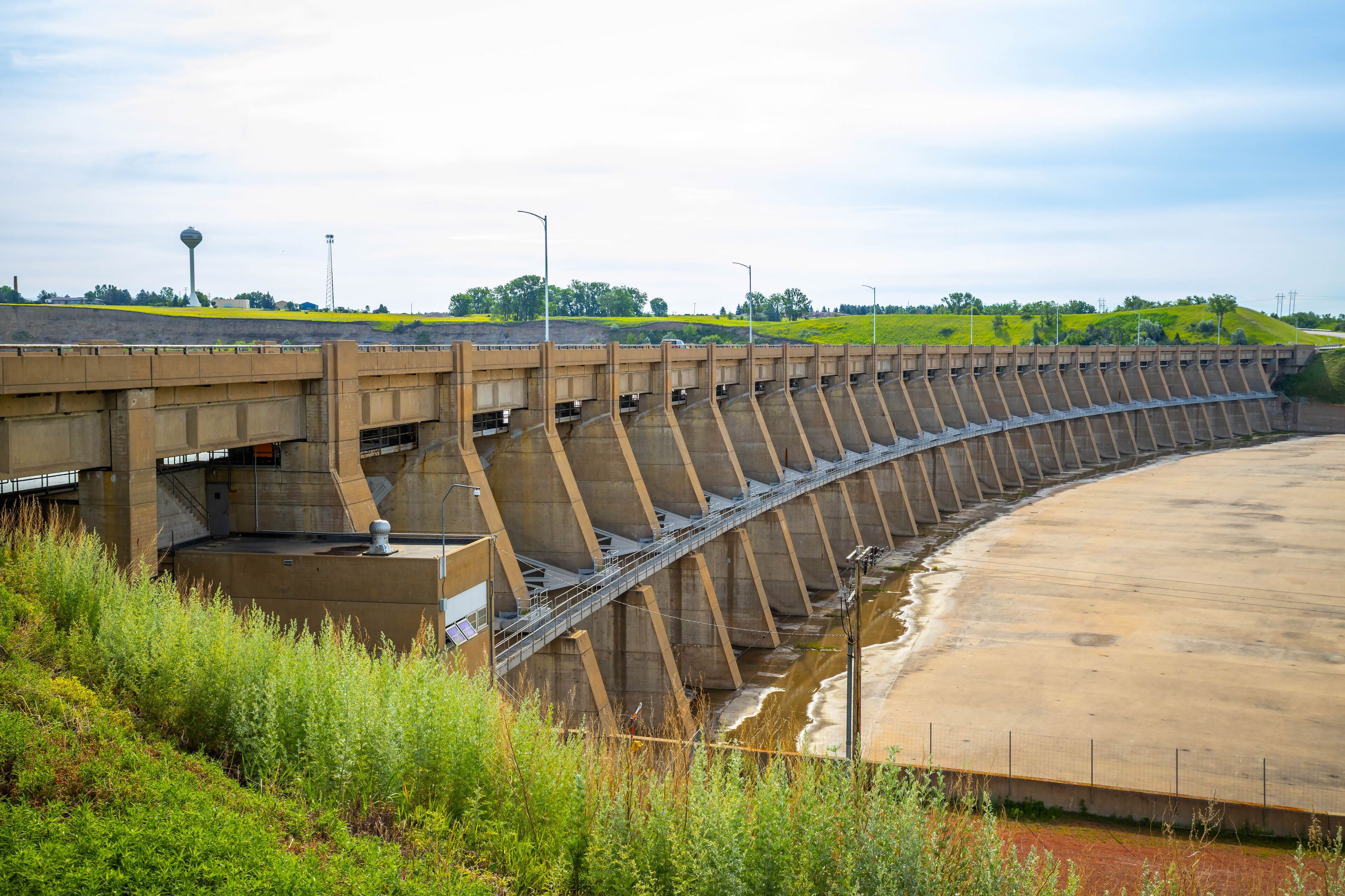 Garrison Dam at Lake Sakakawea in North Dacota