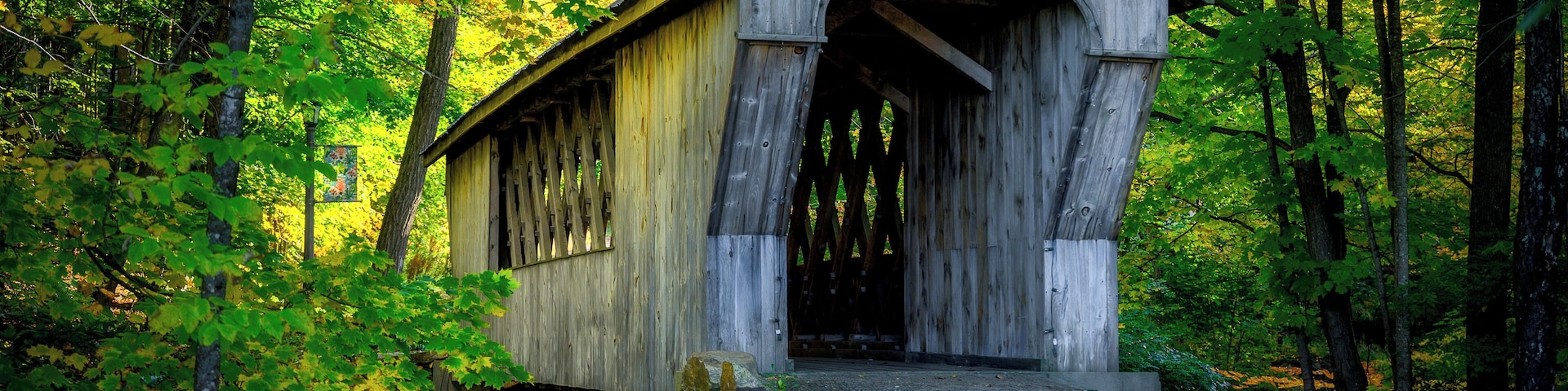 The Tannery Hill Covered Bridge spans the Gunstock Brook just north of the village proper in Gilford. The bridge was constructed by Tim Andrews and presented to the community of Gilford by the Gilford Rotary Club in 1995. It was built to link the town hall with the rest of the town center. It is named for the tannery that once stood in the area.
#LocalSecrets #MyBackyard #Trovember