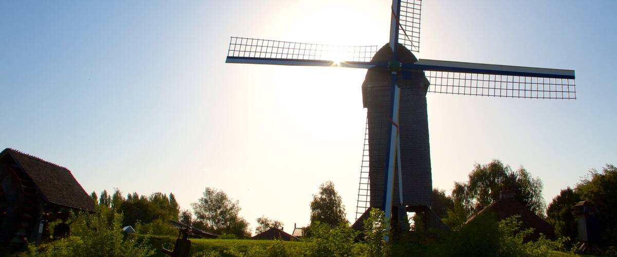 Villeneuve-d\'Ascq featuring a windmill