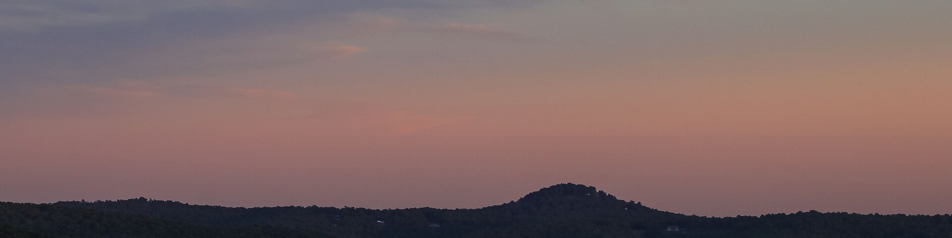 A beautiful sunset over Norfork Lake and the Hwy. 62 bridge in Henderson, Arkansas