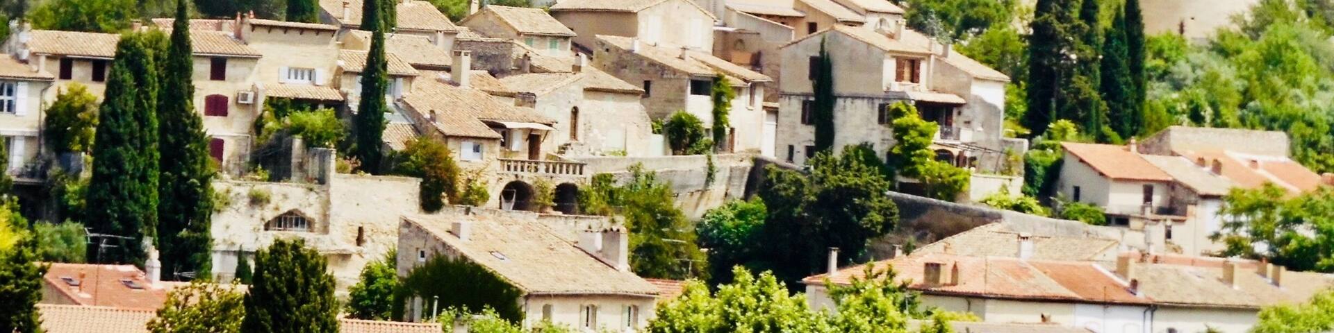 A stunning view of the old Fort Just across the River Rhône from Avignon centre