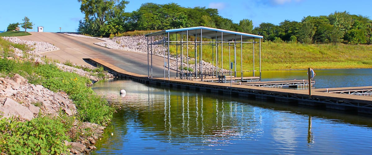 Saylorville Lake Landscape Iowa