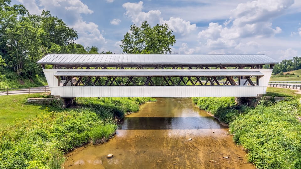 The Johnston Covered Bridge