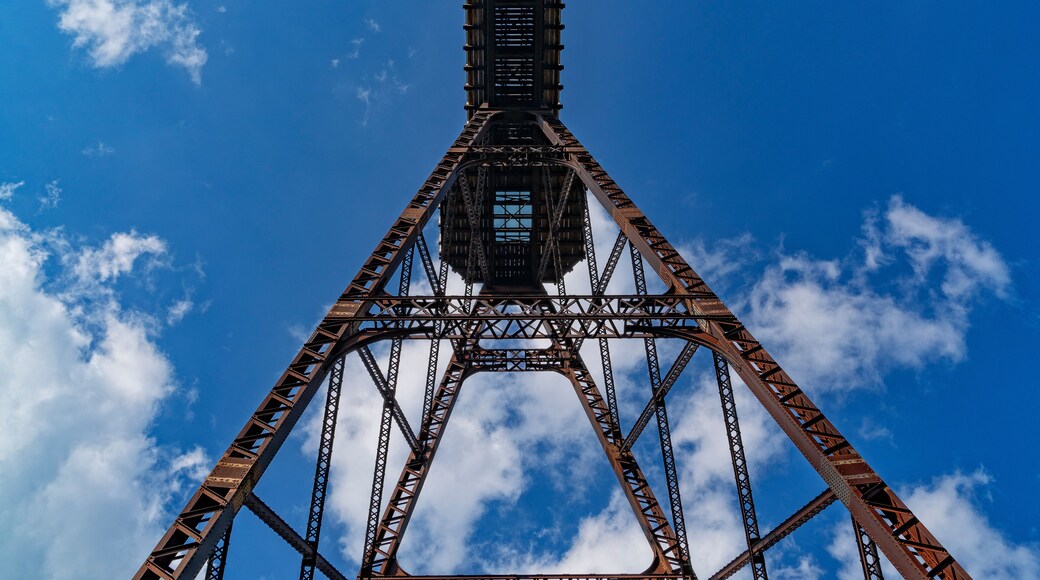View Of The Kinzua Skywalk From Underneath The Skywalk