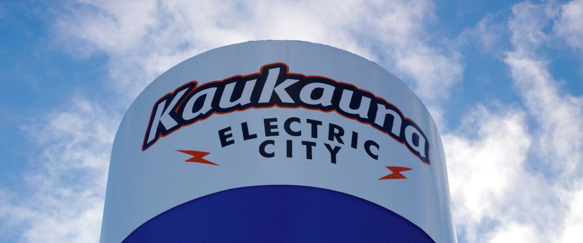 Kaukauna water tower near Hwy 41. Used a Canon T6 with a 70-300mm lens.