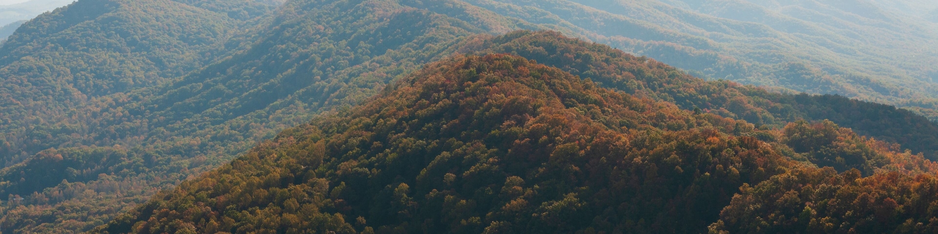 Hazy Morning Overlook at Cumberland Gap National Historical Park