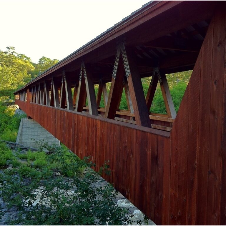 Cute little covered bridge in Littleton, NH