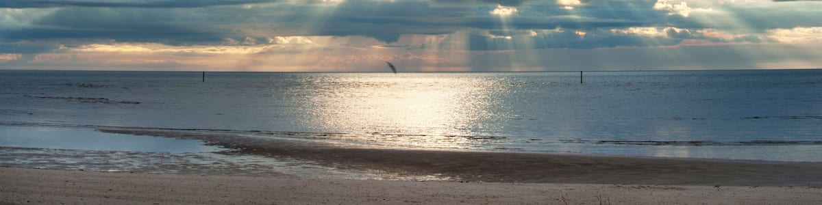 Storms off Shore, Mississippi Sound, Long Beach, MS