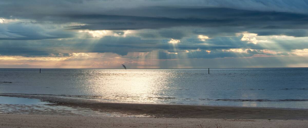 Storms off Shore, Mississippi Sound, Long Beach, MS