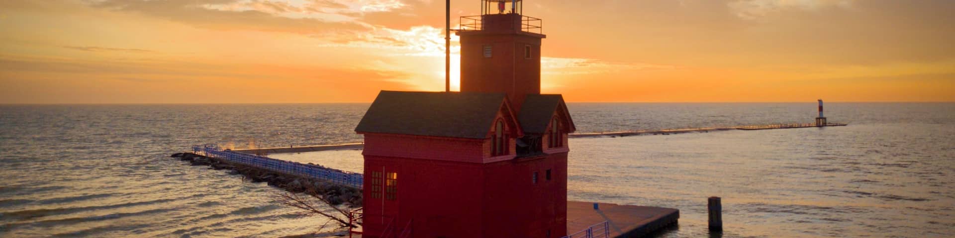 Sunset at Lake Michigan