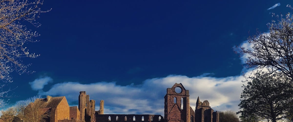 Early light on Arbroath Abbey before the gates open. @grumpyhighlander