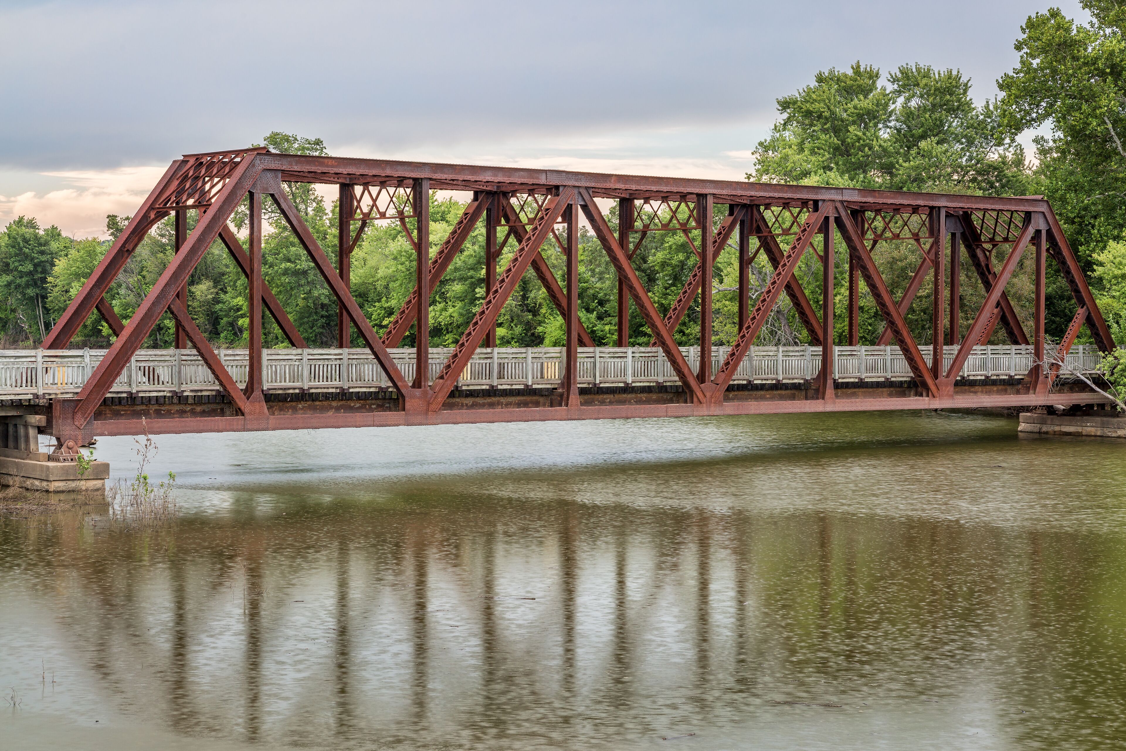 trestle on Katy Trail in Missouri