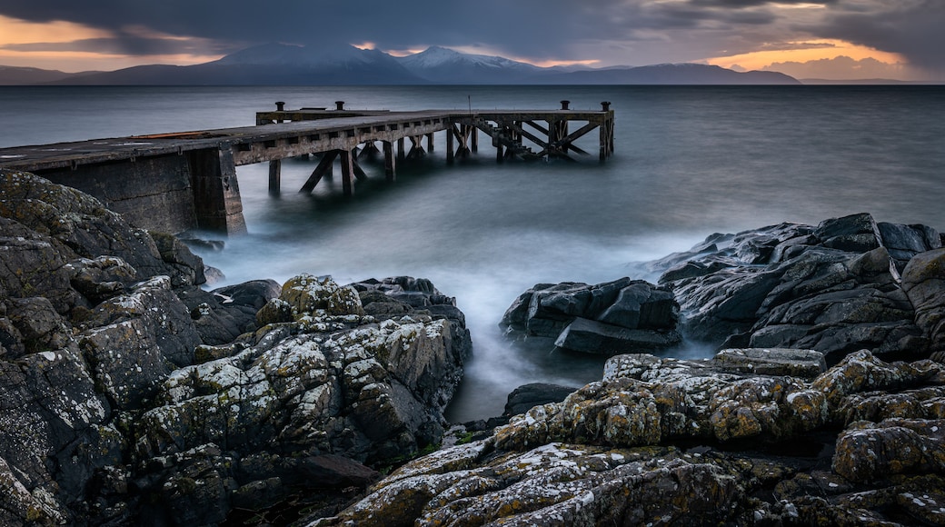 Portencross Pier on the Firth of Clyde
