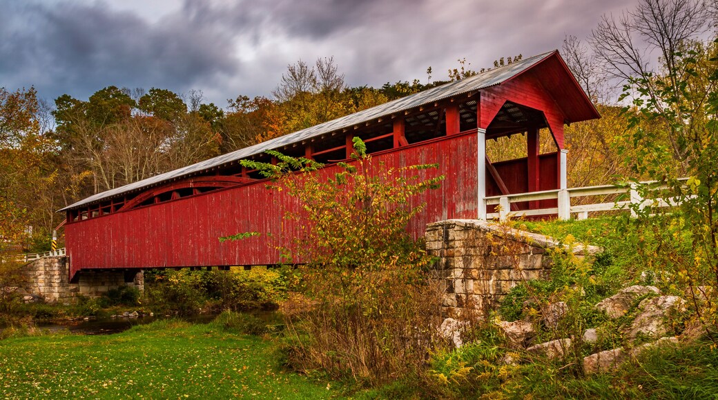 Herline Covered Bridge at Sunrise