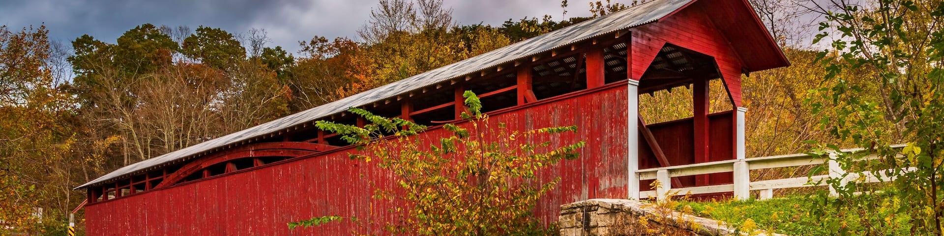 Herline Covered Bridge at Sunrise