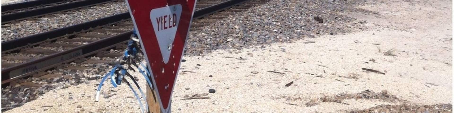 What you might expect to find in the Nevada desert.