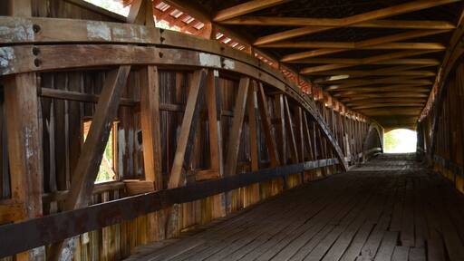 Parke County is the home of many coveted bridges in Indiana. Loves the inside shot of this amazing structure.