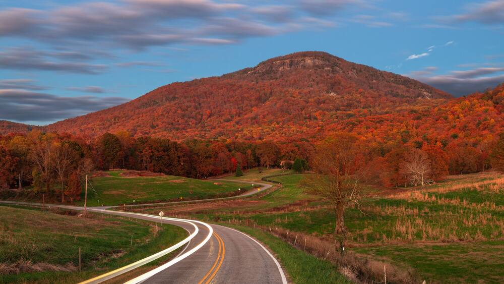 Yonah Mountain, Georgia, USA in Autumn