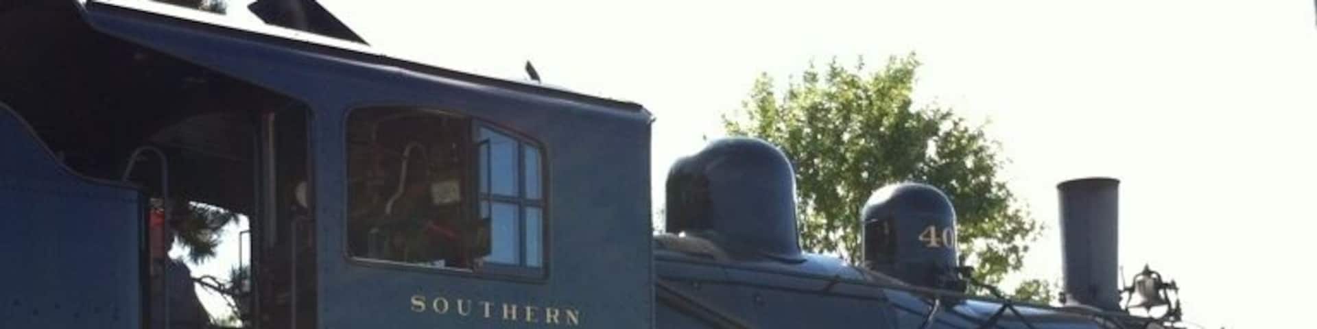 Great place to ride an old train and learn more about railway history!