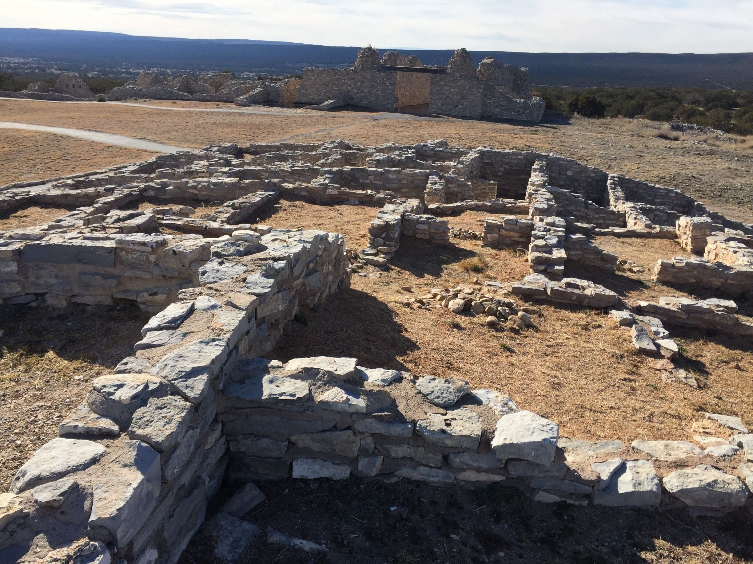 Part of Salinas Pueblo Missions National Park, the ruins at Gran Quivira tell the story of New Mexico’s early people, culture, resources and trade routes. 
