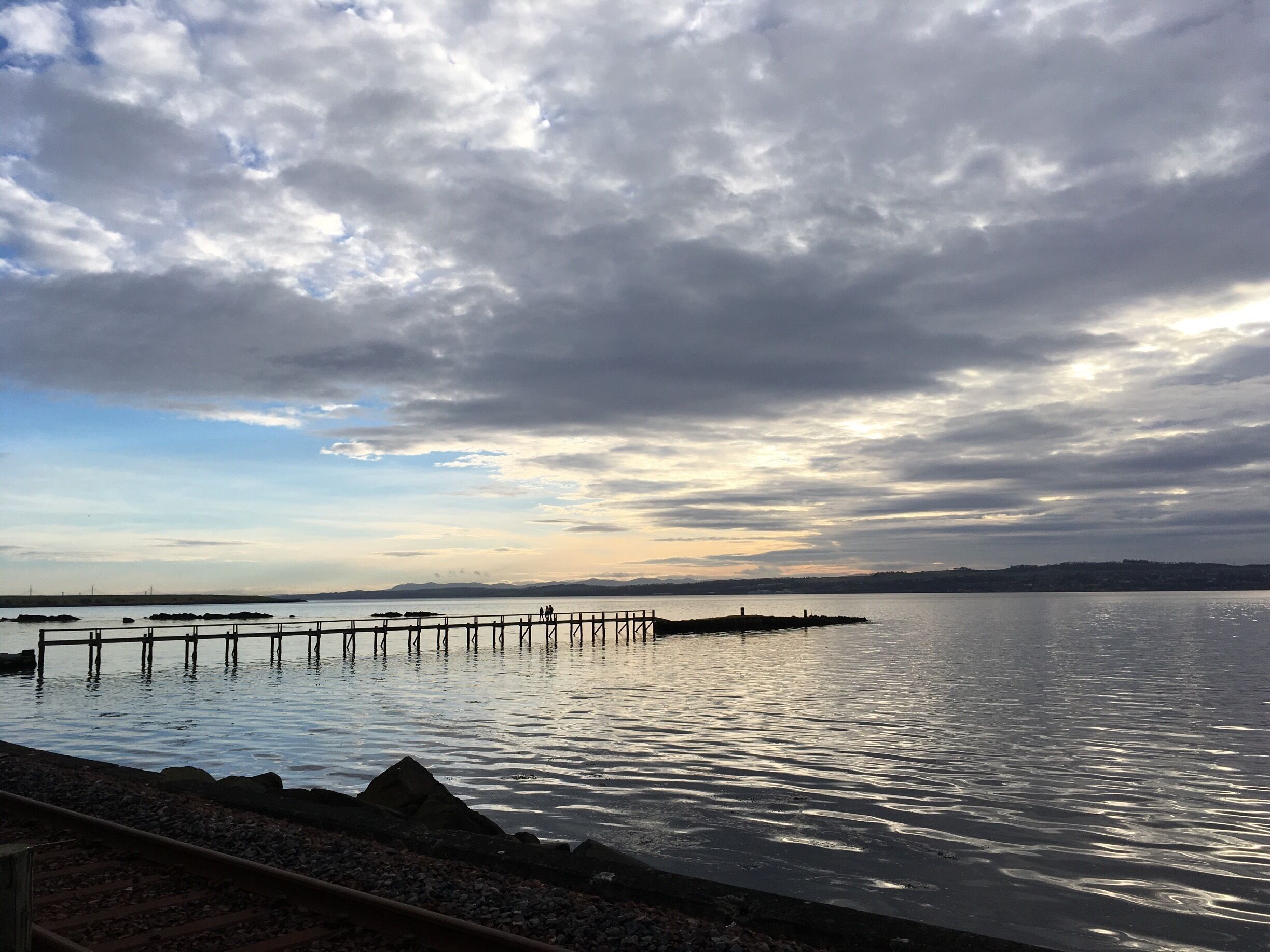 Waterside at Culross. Part of the Fife Coastal Path.