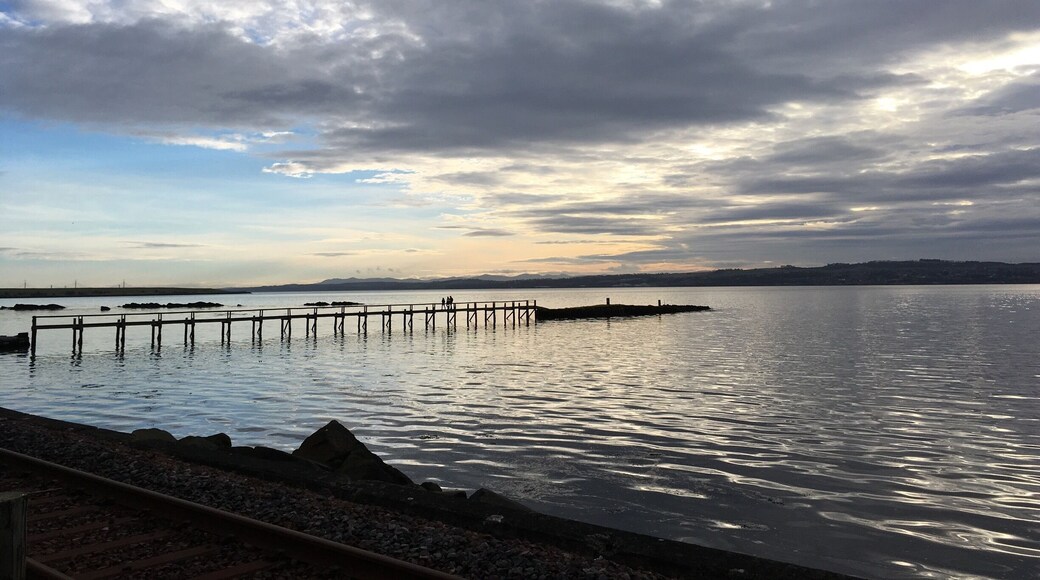 Waterside at Culross. Part of the Fife Coastal Path.