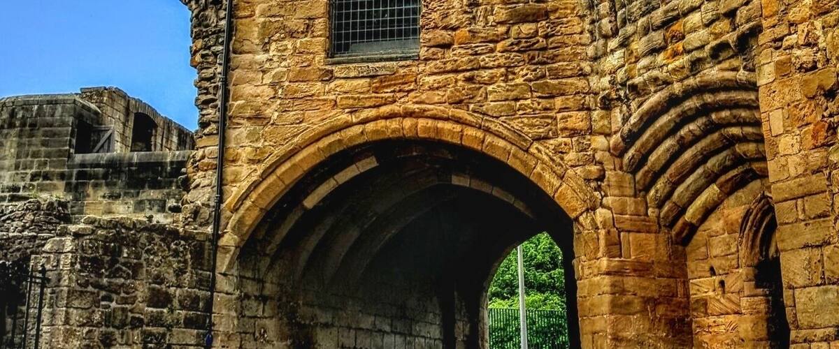 This is part of the old refectory in Dunfermline Abbey.