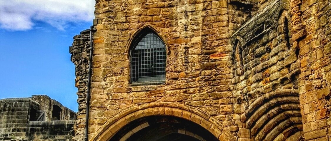 This is part of the old refectory in Dunfermline Abbey.