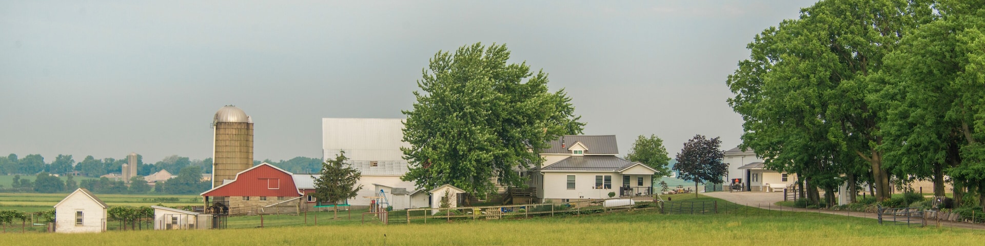 Amish farm in Indiana