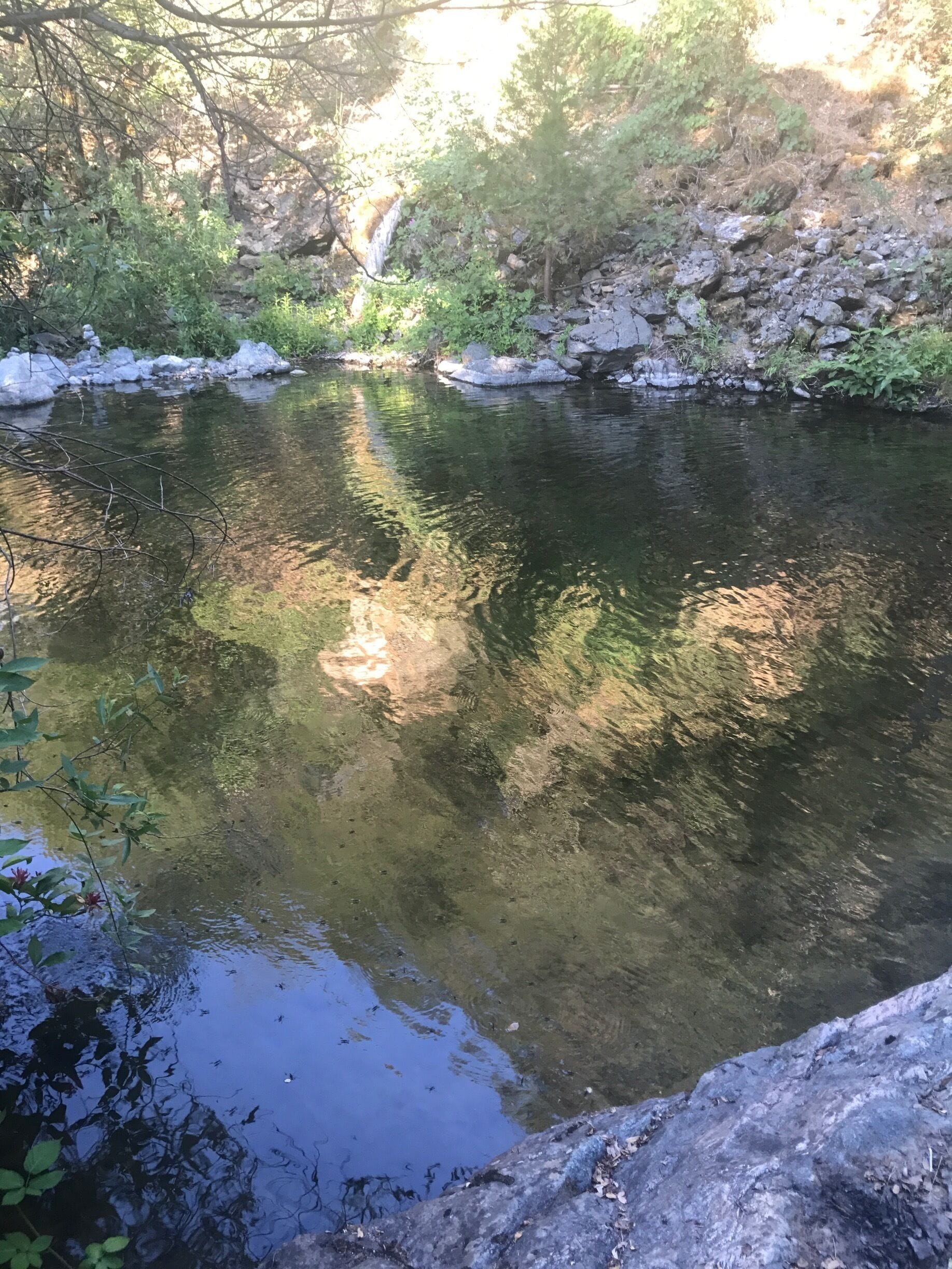 Beautiful swimming hole along the Yuba river.