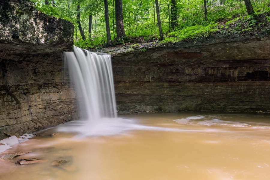 Indiana's Rock Rest Falls