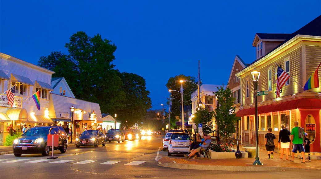 Ogunquit featuring night scenes
