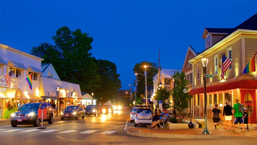 Ogunquit featuring night scenes