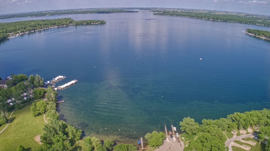 Lake Okoboji is a popular Tourist Area known as the Great Lakes of Iowa