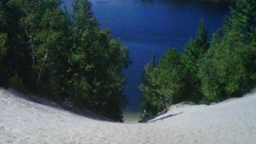 What an awesome dune!! Just remember what runs down must also climb up.