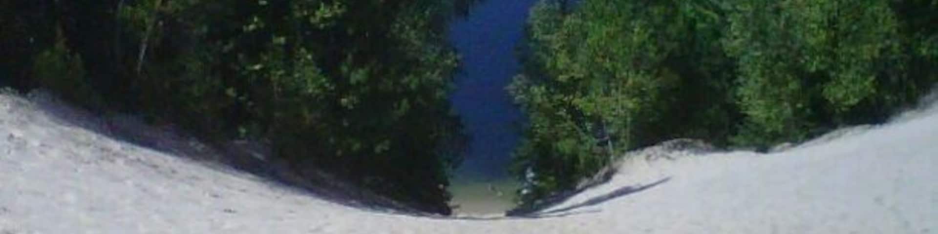 What an awesome dune!! Just remember what runs down must also climb up.